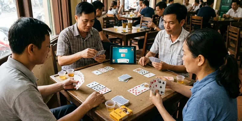 Giao diện bàn chơi Phỏm 789Club
