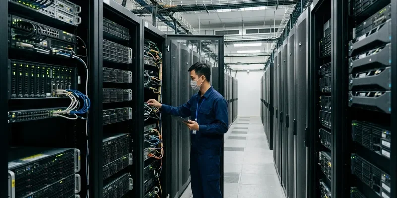 Hình ảnh cụm máy chủ phân bổ toàn cầu